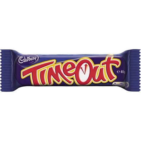 Time out bar - Cadbury Timeout Chocolate Wafer Biscuit Bar Multipack 7 Pack 141.1g. ( 0) Leave a review. £1.75 70.9p per 100g. Now £1, Was £1.75. Product information. Description. Perfect for …